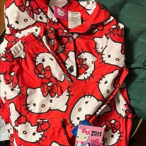 Hello Kitty Vibrant Red Pajama Set for Kids